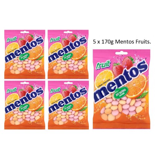 Mentos Fruit Bag 175g - PACK (24)