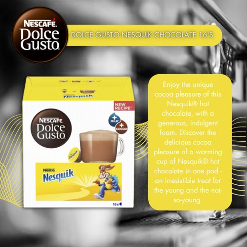 Dolce Gusto Nesquik Chocolate 16's - PACK (3)