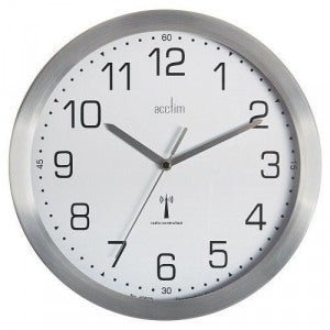 Acctim Supervisor Wall Clock Chrome