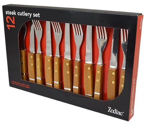 Zodiac Steak Cutlery Set Pack 12's