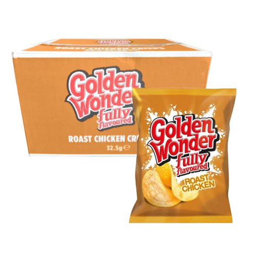 Golden Wonder Crisps Roast Chicken Pack 32's