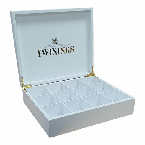 Twinings 12 Compartment White Display, NWT3924