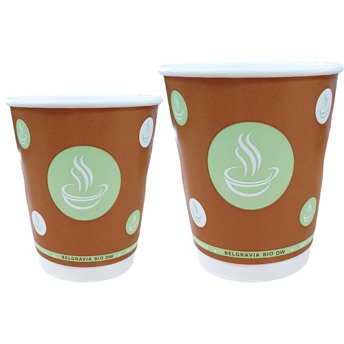 Belgravia 10oz Biodegradable Double Walled Cups 25's - PACK (20)