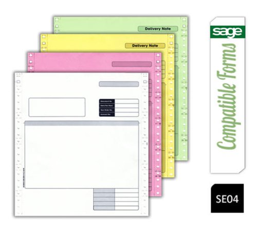 Sage (SAGSC04) Invoice/Delivery Note Pack 500's