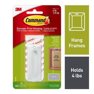 Command 17040 Sawtooth Picture Hanger