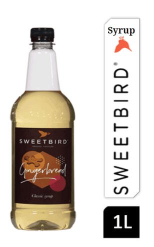 Sweetbird Gingerbread Coffee Syrup 1litre (Plastic)