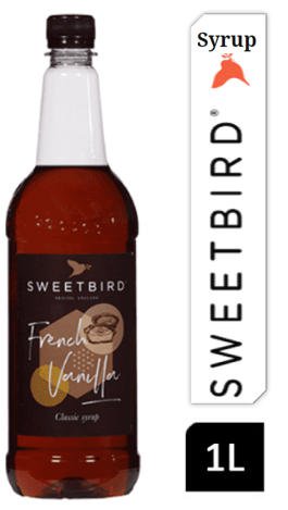 Sweetbird French Vanilla Coffee Syrup 1litre (Plastic)