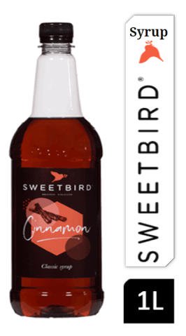 Sweetbird Cinnamon Coffee Syrup 1litre (Plastic)