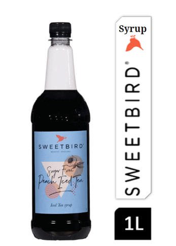 Sweetbird Sugar Free Peach Iced Tea Syrup 1litre (Plastic)