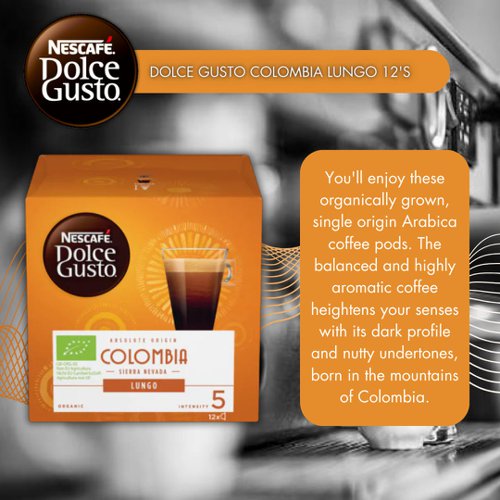 Dolce Gusto Colombia Lungo 12's