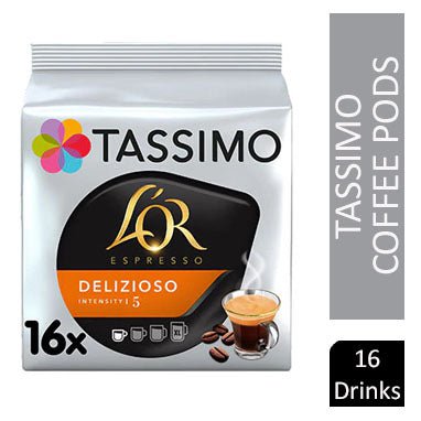 Tassimo L'Or Delizioso Pods 16's - PACK (5)