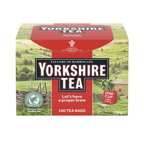 Yorkshire Tea String & Tagged 100's