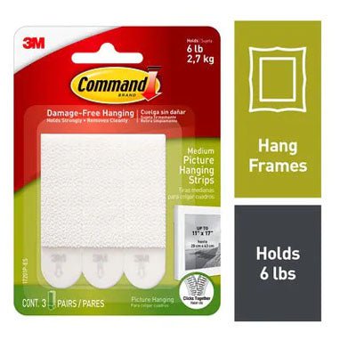Command 17201 Medium Picture Hanging Strips