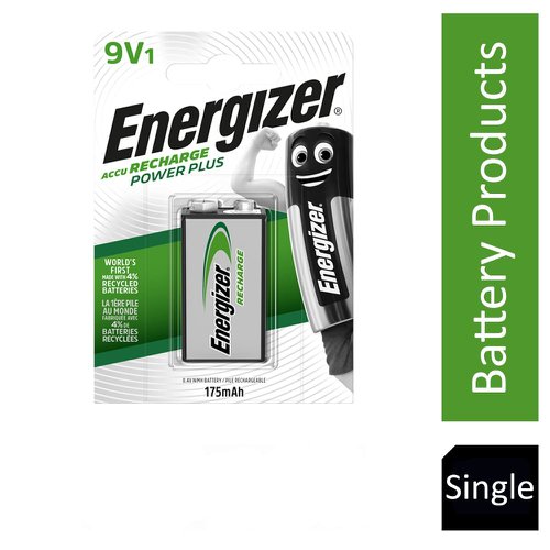 Energizer 9V Rechargeable Battery Pack 1's