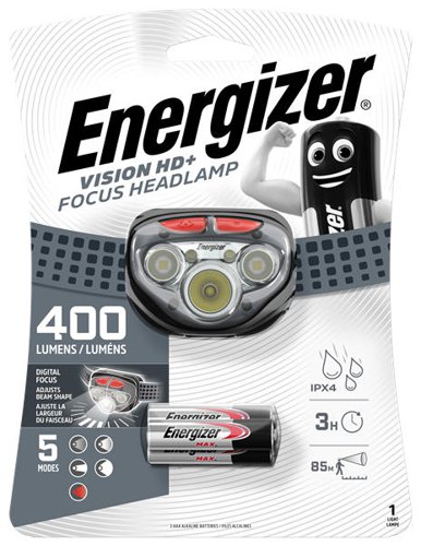 Energizer Vision HD+ Focus 400 Headlight Torch 