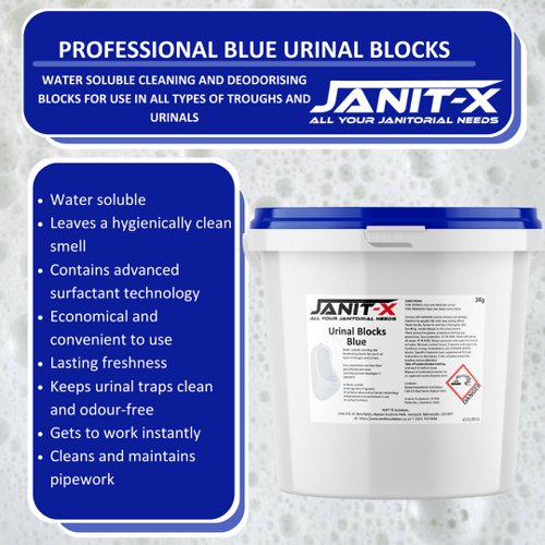 Janit-X Blue Urinal Blocks 3kg