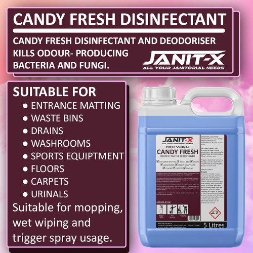 Janit-X Professional Candy Fresh Disinfectant & Deodoriser 5 Litre - PACK (2)