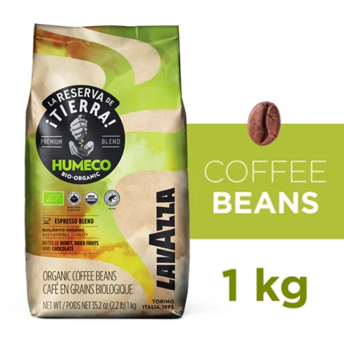 Lavazza Humeco Organic Coffee Beans 1kg - PACK (6)