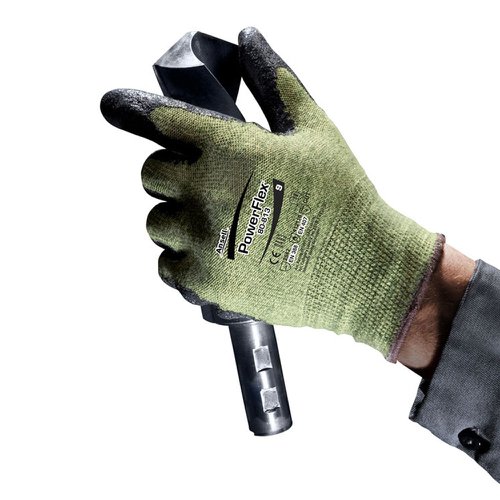 AN80-813NXL | First glove to combine outstanding flame resistance, High cut protection and ergonomic design, Materials used in the glove are inherently flame resistant, even after washing, Arc Flash Hazard/Risk Category 2*: helps protect workers against arc flash hazards, Exclusive composite yarn provides exceptional cut resistance for safe handling of sharp objects and materials, Soft foam coating to ensure great flexibility and a secure grip in a variety of environments, Ergonomic design for superior comfort and reduced hand fatigue, Anti-static according to EN1149, Arc Flash NFPA 70E - Test Method/Standard: ASTM F1959-05 - Result: Hazard/Risk Category (HRC) 2 - Arc Rating (ATPV) 9.4 cal/cm, Category III, EN 407 4.1.2.1.1.0 Ideal applications, Equipment assembly, replacing filters and parts, Facility and machinery maintenance, Pipe installation and repair, Carpentry/Scaffolding, Heavy duty metal handling, Heavy equipment and vehicle maintenance, De-energised electrical wiring & clean-up