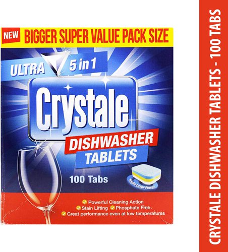 Crystale Dishwasher Tablets 100's
