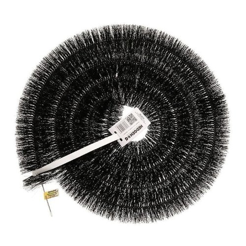 Hedgehog Black Gutter Brush 100mm x 4m