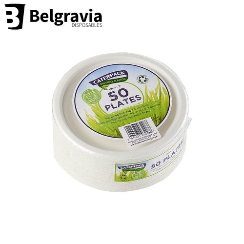 Belgravia Bio CaterPack 7 Inch Rigid Plates Pack 50's - PACK (20)