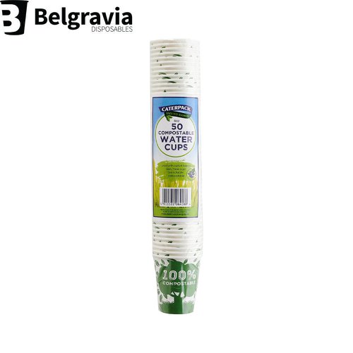 Belgravia Bio CaterPack 6oz Water Cups Pack 50's - PACK (20)