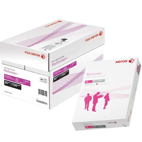 Xerox A3 80gsm White Performer Multi Function Paper 1 Ream (500 Sheets)