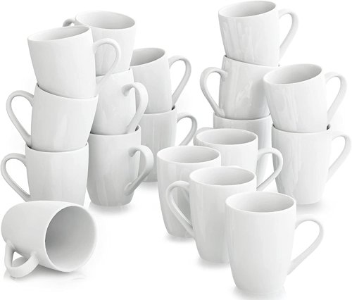 Fixtures 12oz Basic White Mugs - PACK (12)