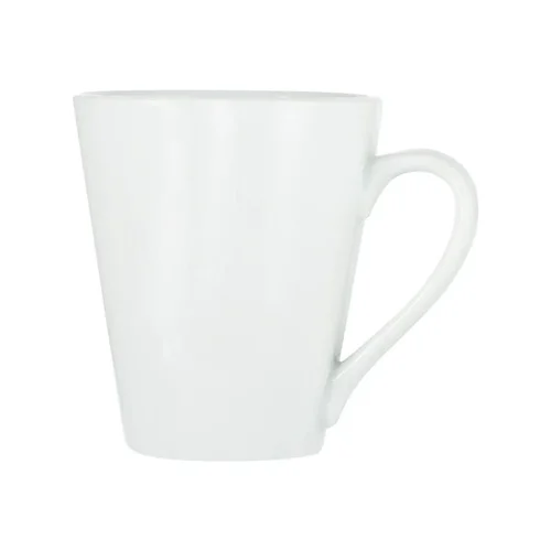 Fixtures Stylish 12oz Plain White Conical Mug - PACK (12)