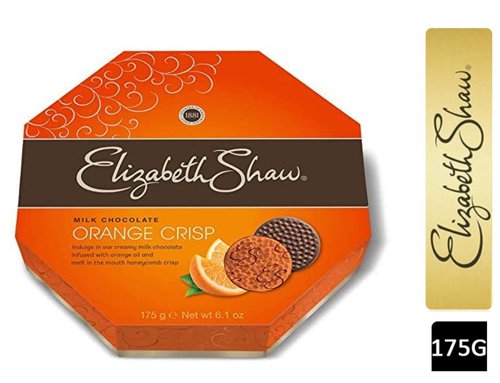 Elizabeth Shaw Milk Chocolate Orange Crisp 26's 175g - PACK (8)