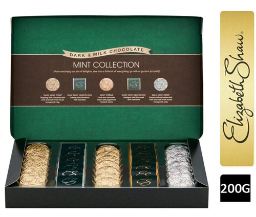 Elizabeth Shaw Dark & Milk Chocolate Mint Collection 200g - PACK (7)