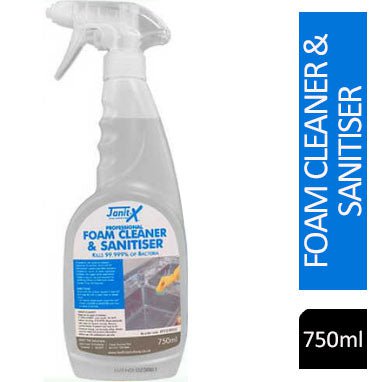 Janit-X Professional Foam Cleaner & Sanitiser 750ml - PACK (6)