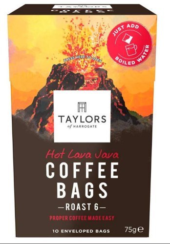 Taylors of Harrogate Hot Lava Java Coffee Bags Pack 10s - PACK (3)