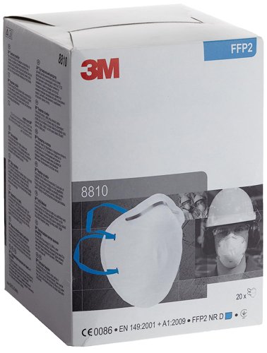 3M Cup Shaped Respirator Mask (8810)