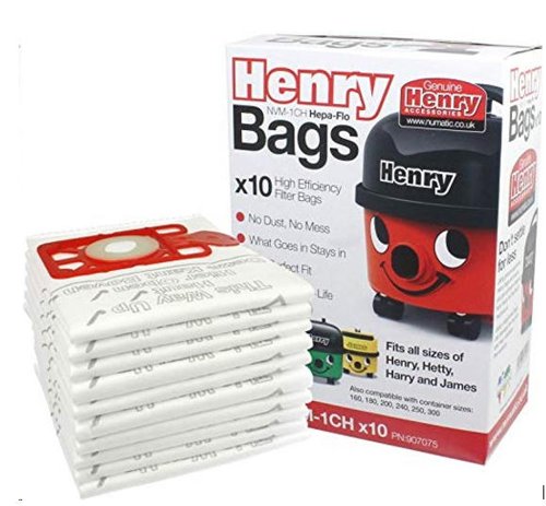 Henry NVM-1CH/907075 HepaFlo Vacuum Bags Pack 10's