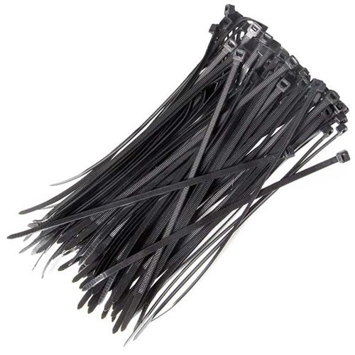 Black Cable Ties 200x4.8mm Pack 100's
