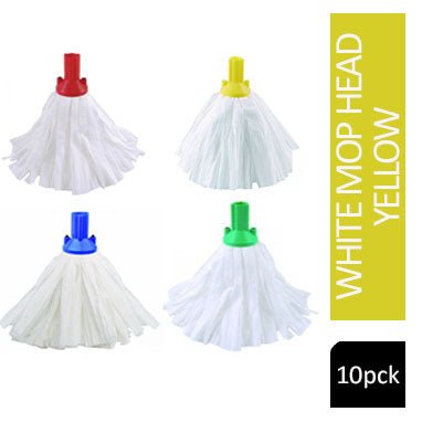 Janit-X Cloth Socket Mop Head Yellow - PACK (50)