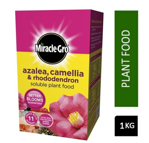 Miracle-Gro Azalea, Camellia & Rhododendron Soluble Plant Food 1kg - PACK (12)
