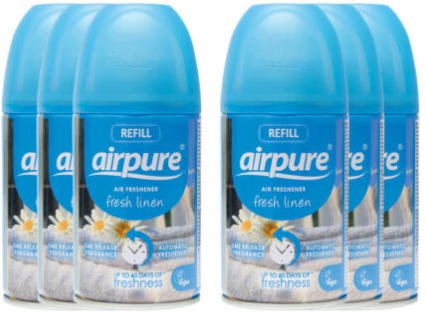 AirPure Freshmatic Compatible Linen Refill 250ml - PACK (24)