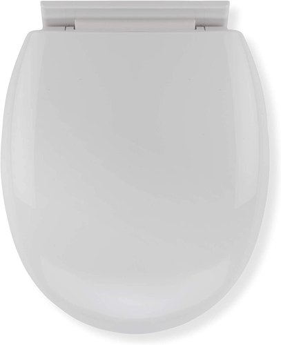 Croydex White Plastic Antibacterial Toilet Seat