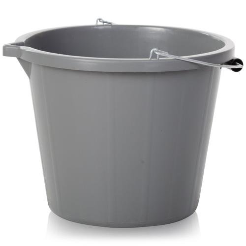 Wham Bam Grey Bucket 10 Litre - PACK (12)