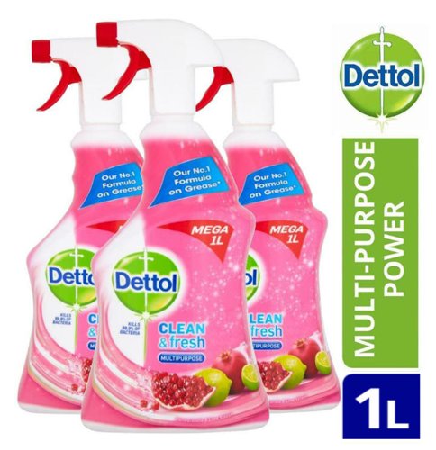 Dettol Power & Fresh Pomegranate Spray 1 Litre