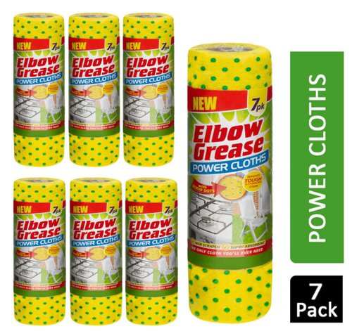 Elbow Grease Power Cloths 7 Pack - PACK (24)