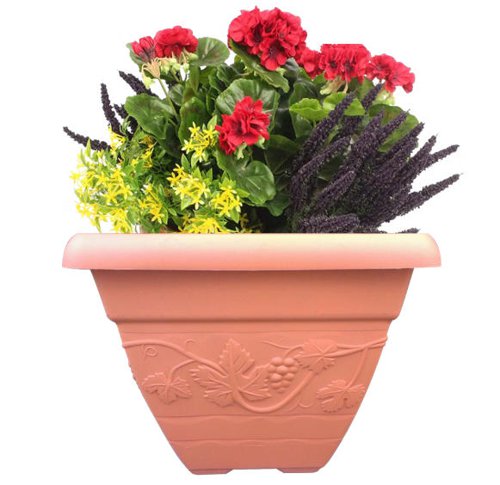 Wham Vineyard Terracotta Square Planter 37cm Squared H236 - PACK (180)