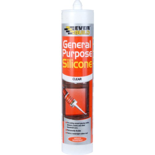 Everbuild General Purpose Silicone Clear 280ml