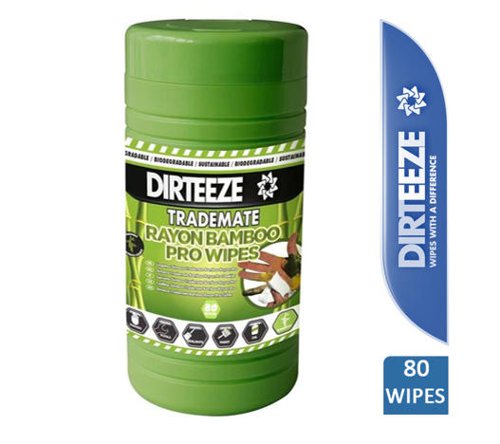 Dirteeze Trademate Rayon Bamboo Pro Wipes 80's
