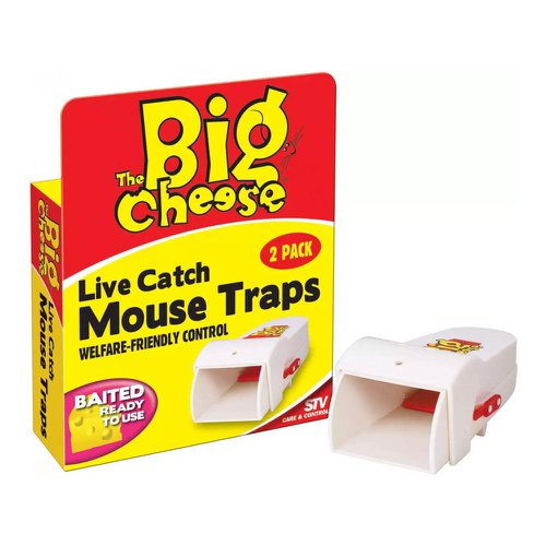 Big Cheese Live Catch Mouse Traps 2 Pack {STV155} - PACK (6)