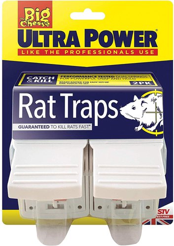 Big Cheese Ultra Power Rat Traps TwinPack (STV149) - PACK (6)