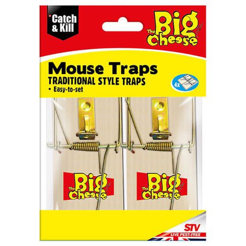 Big Cheese Traditional Style Traps 4 Pack (STV040) - PACK (12)